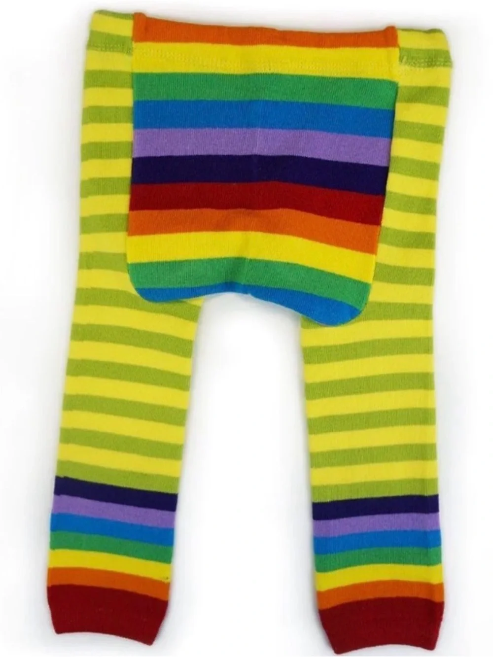 12 months -2T Green Rainbow Leggings by Bambino Land